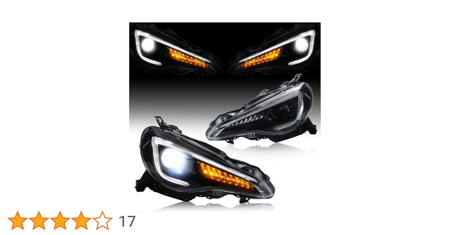 Amazon | VLAND トヨタ 86 ヘッドライト 2012~2019年 スバル BRZ